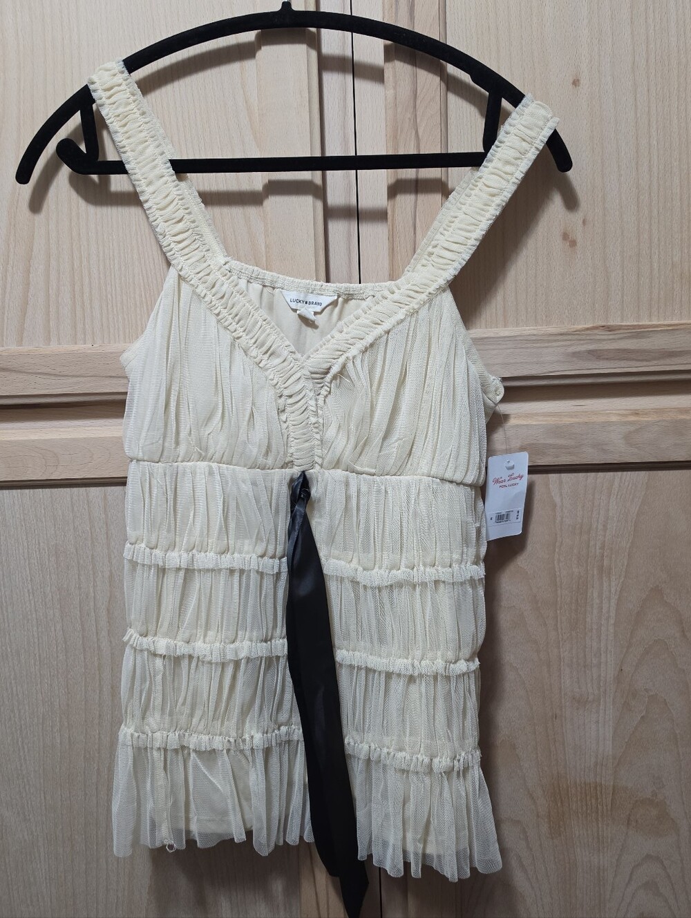 Lucky Brand Tiered Tulle Tank